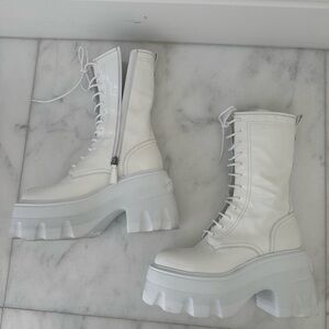 Used Once! Platform Boots!